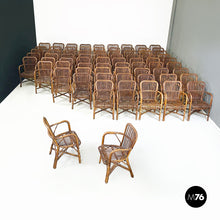 Load image into Gallery viewer, Armchairs in bamboo, 1960s