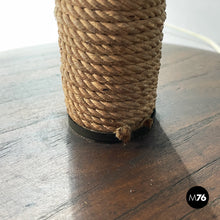 将图片加载到图库查看器,Floor lamp in wood and fabric, 1930s