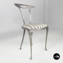 画像をギャラリービューアに読み込む, Metal and fabric chairs by Palladio, 1950s