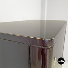 将图片加载到图库查看器,Wooden black lacquered wardrobe, 1970s