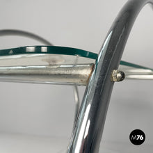 画像をギャラリービューアに読み込む, Cart in steel and glass, 1970s