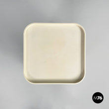 将图片加载到图库查看器,White plastic modular chest of drawers by Anna Castelli for Kartell, 1970s