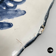 Load image into Gallery viewer, Glazed ceramic plate by Alba Docilia Albisola, 1950s