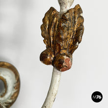 Load image into Gallery viewer, Gilded wood wall lamp, 1700s
