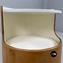 Load image into Gallery viewer, Bedside tables mod. Lullaby by Luigi Massoni for Poltrona Frau, 1960s