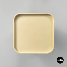 将图片加载到图库查看器,White plastic modular chest of drawers by Anna Castelli for Kartell, 1970s