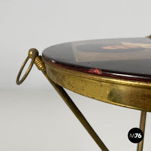 画像をギャラリービューアに読み込む, Coffee table in brass, 1950s