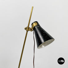 将图片加载到图库查看器,Brass and onyx table lamp LTA1 Sasso by Luigi Caccia Dominioni for Azucena, 1950s