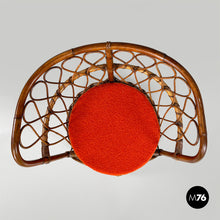 Load image into Gallery viewer, Rattan cockpit armchairs, 1970s