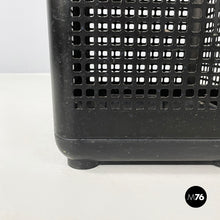 将图片加载到图库查看器,Black metal and plastic baskets by Neolt, 1980s