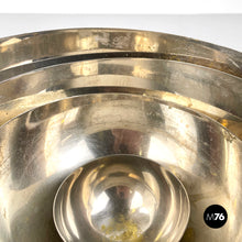 画像をギャラリービューアに読み込む, Metal hemisphere serving bowls by Danese, 1970s