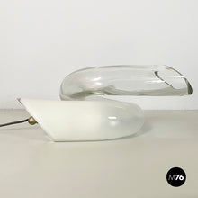 画像をギャラリービューアに読み込む, Knotted table lamp in glass, 1980s