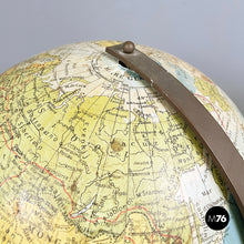 画像をギャラリービューアに読み込む, Table globe in metal, 1960s