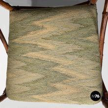 Carica l'immagine nel visualizzatore di Gallery, Armchairs in fabric and bamboo, 1930s