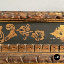 画像をギャラリービューアに読み込む, Painting with finely crafted wooden frame, 1800-1900s