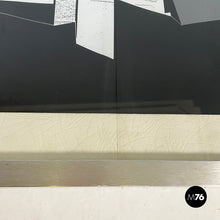 画像をギャラリービューアに読み込む, Silk-screen print with collage Macchina Impossibile by Bruno Munari, 1970s