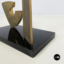 画像をギャラリービューアに読み込む, Brass sculptures by Edmondo Cirillo, 1982