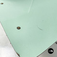 将图片加载到图库查看器,Chairs in aqua green formica and metal, 1960s