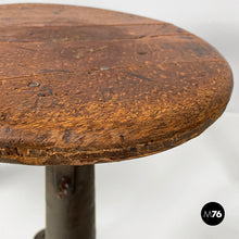Load image into Gallery viewer, Stools in wood and cast iron, 1930s