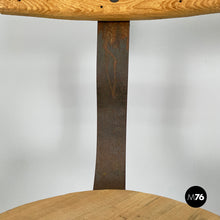 画像をギャラリービューアに読み込む, Industrial stools with height-adjustable seat by Necchi, 1920s