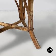 Carica l'immagine nel visualizzatore di Gallery, Stool in rattan, 1960s