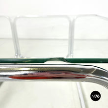 画像をギャラリービューアに読み込む, Coffee tables in glass and chromed steel, 1970s