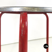 画像をギャラリービューアに読み込む, Coffee table in red metal, 1980s
