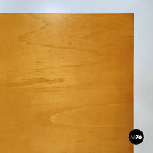 Charger l'image dans la galerie, Dining table or desk in wood and black metal, 1980s