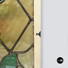 Charger l'image dans la galerie, Tall stained-glass windows with roses, 1910s