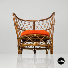 Load image into Gallery viewer, Rattan cockpit armchairs, 1970s