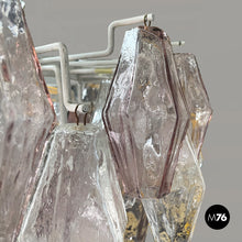 画像をギャラリービューアに読み込む, Chandelier Poliedri by Carlo Scarpa for Venini, 1960s