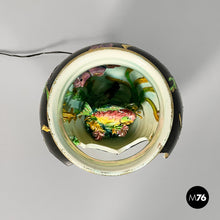 将图片加载到图库查看器,Glazed ceramic table lamp, 1950s