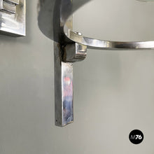 画像をギャラリービューアに読み込む, Double light appliques in metal and glass, 1920s