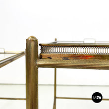 将图片加载到图库查看器,Brass and glass carts, 1960s