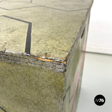 将图片加载到图库查看器,Chest of drawers in gray wood with broken stripes, 1990s