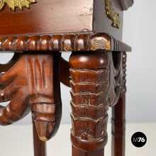 画像をギャラリービューアに読み込む, Wooden high column with brass details, 1940s