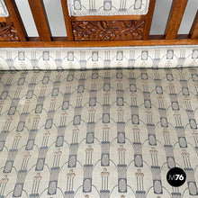 Load image into Gallery viewer, Bench in fabric and wood, 1930s