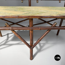 将图片加载到图库查看器,Sofa in fabric and bamboo, 1930s