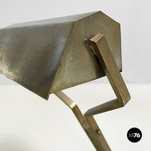 Charger l'image dans la galerie, Adjustable table lamp in metal, 1930s