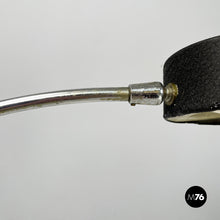 画像をギャラリービューアに読み込む, Adjustable table lamp in black metal, 1980s
