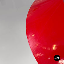 Load image into Gallery viewer, Chandelier in glass, red and white metal, 1970s