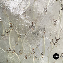 Load image into Gallery viewer, Pendant chandelier in glass, 1970s