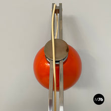 Carica l'immagine nel visualizzatore di Gallery, Floor lamp in orange metal, 1970s