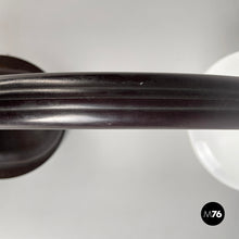 将图片加载到图库查看器,Table lamp in opaline glass and bakelite, 1940s