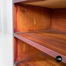 Load image into Gallery viewer, Bookcase in red wood, 1940s