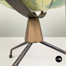 画像をギャラリービューアに読み込む, Table globe in metal, 1960s