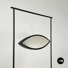 画像をギャラリービューアに読み込む, Floor clock with eye-shape mirror by Alias, 1990s