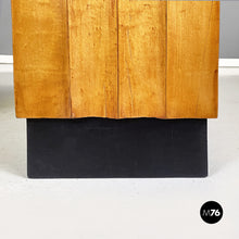 Charger l'image dans la galerie, Wooden square pedestals with wavy profile, 1960s