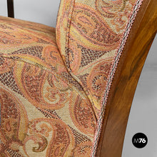 Load image into Gallery viewer, Armchairs in wood and fabric, 1930s