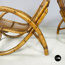 Carica l'immagine nel visualizzatore di Gallery, Armchairs in rattan, 1960s